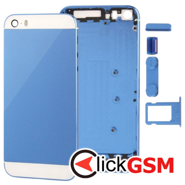 Piesa Carcasa Blue Apple Iphone 5s 4mz9