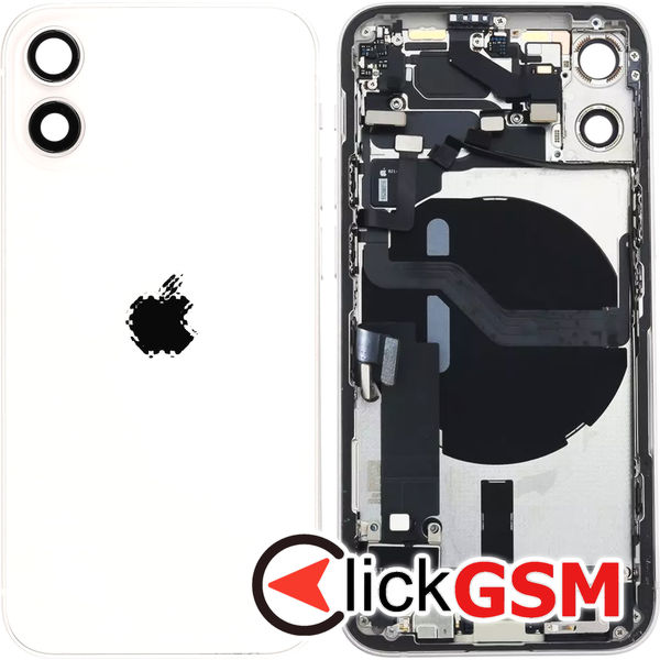 Piesa Carcasa Cu Capac Spate Alb Apple Iphone 12 Mini 4035