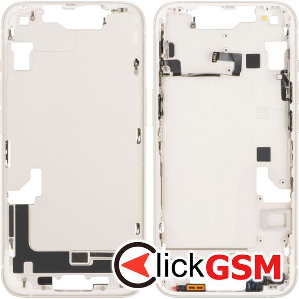 Piesa Piesa Carcasa Cu Capac Spate Alb Apple Iphone 14 1hdv