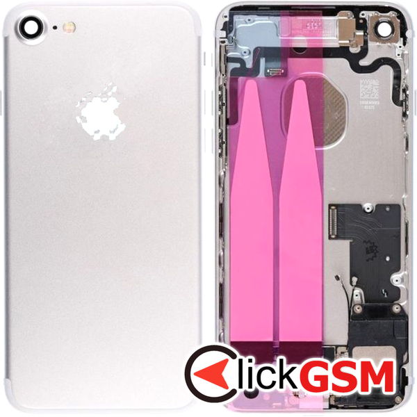 Piesa Carcasa Cu Capac Spate Argintiu Apple Iphone 7 4614