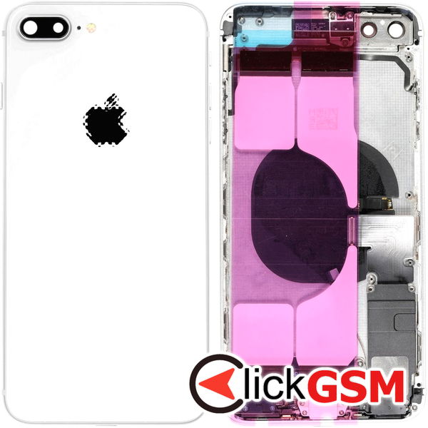 Piesa Carcasa Cu Capac Spate Argintiu Apple Iphone 8 Plus 4626