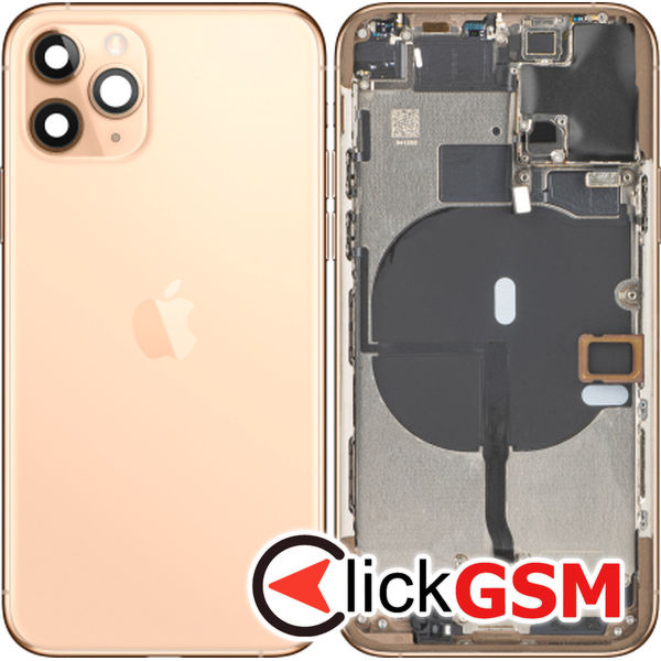 Piesa Carcasa Cu Capac Spate Auriu Apple Iphone 11 Pro 1gpn