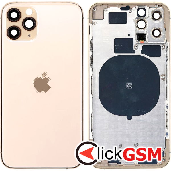 Piesa Carcasa Cu Capac Spate Auriu Apple Iphone 11 Pro 4699