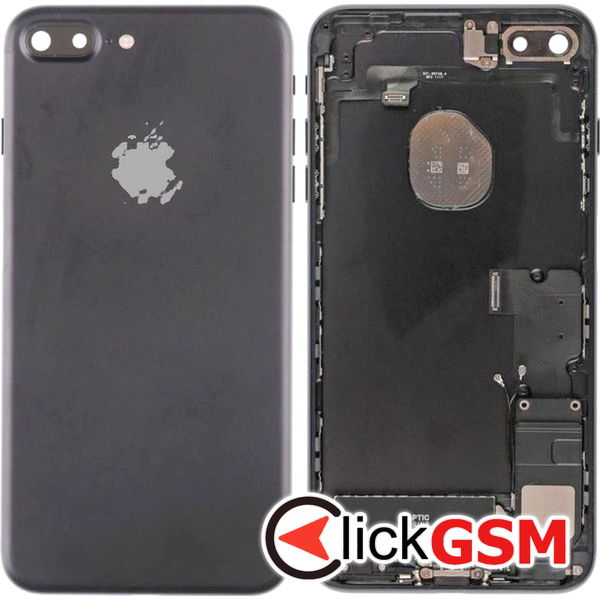 Piesa Carcasa Cu Capac Spate Black Apple Iphone 7 Plus 45zv