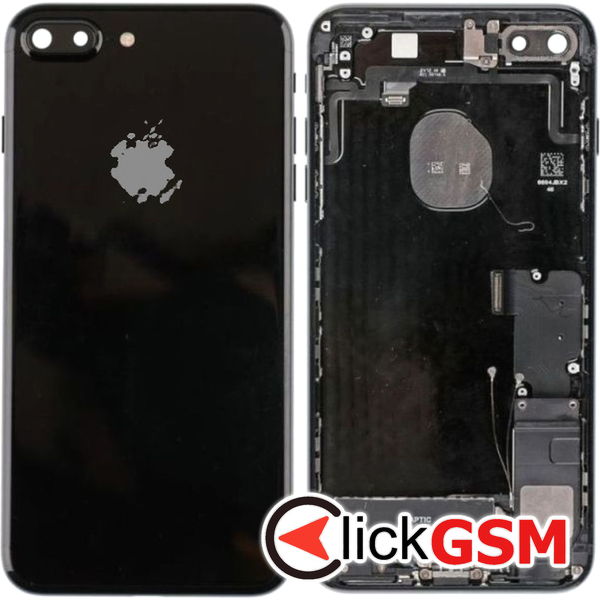 Piesa Carcasa Cu Capac Spate Black Apple Iphone 7 Plus 464d