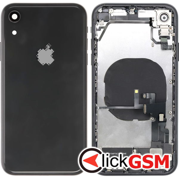 Piesa Carcasa Cu Capac Spate Black Apple Iphone Xr 467a