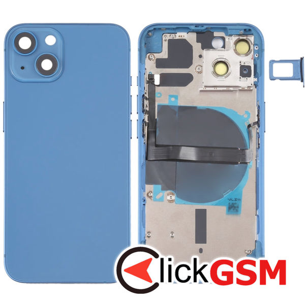 Piesa Carcasa Cu Capac Spate Blue Apple Iphone 13 4gh3