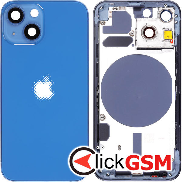 Piesa Carcasa Cu Capac Spate Blue Apple Iphone 13 Mini 3zzz