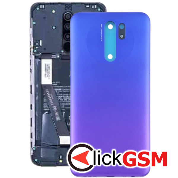 Piesa Piesa Carcasa Cu Capac Spate Blue Xiaomi Redmi 9 25qz