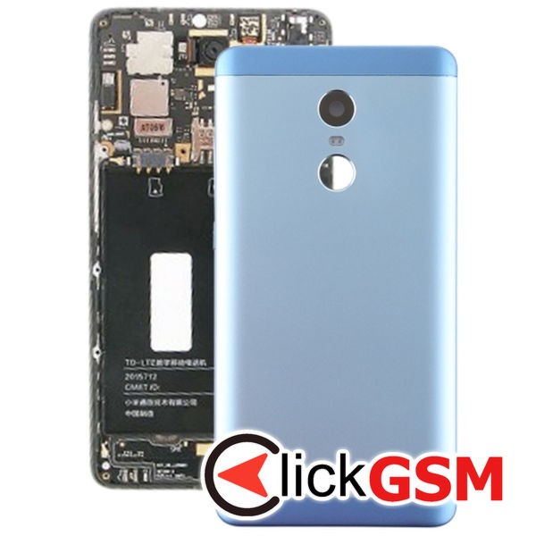 Piesa Carcasa Cu Capac Spate Blue Xiaomi Redmi Note 4x 25w9