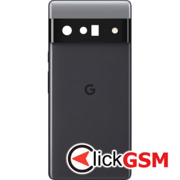 Carcasa cu Capac Spate, Geam Camera Negru Google Pixel 6 Pro 333k
