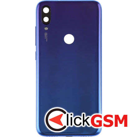 Carcasa cu Capac Spate, Geam Camera Blue Xiaomi Mi Play 25tl