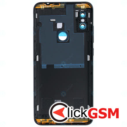 Carcasa cu Capac Spate, Geam Camera Negru Xiaomi Redmi Note 6 Pro 1c3s