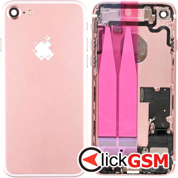 Piesa Carcasa Cu Capac Spate Gold Apple Iphone 7 462f