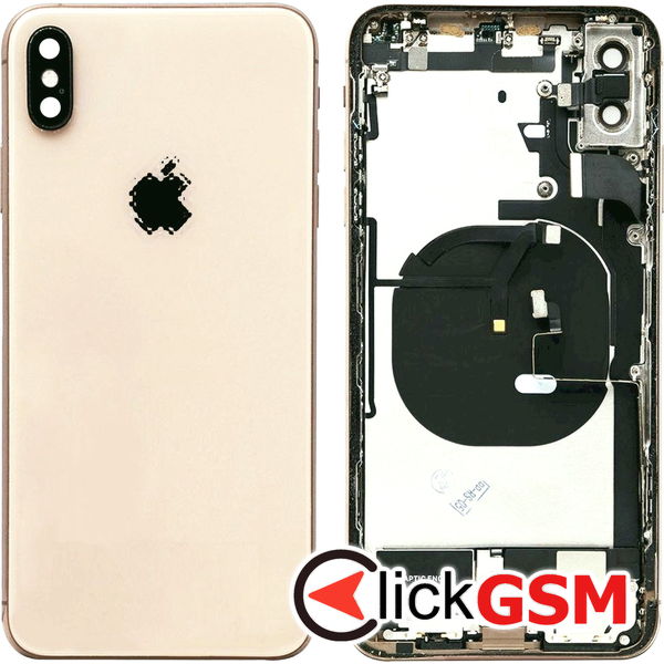 Piesa Carcasa Cu Capac Spate Gold Apple Iphone Xs Max 45ty