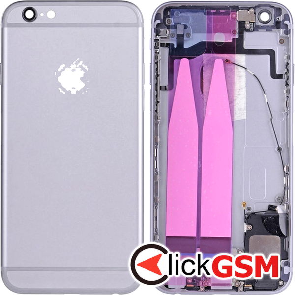 Piesa Carcasa Cu Capac Spate Gray Apple Iphone 6s 460w