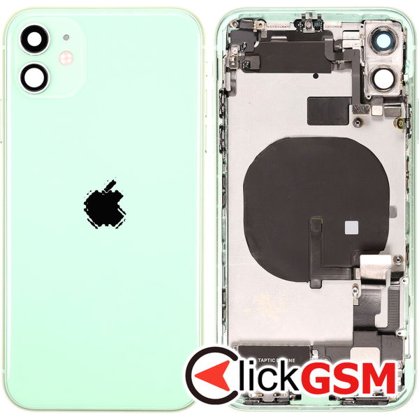 Piesa Carcasa Cu Capac Spate Green Apple Iphone 11 46at