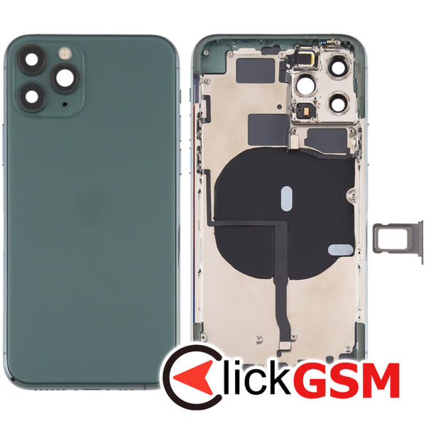 Piesa Carcasa Cu Capac Spate Green Apple Iphone 11 Pro Max 4h0e