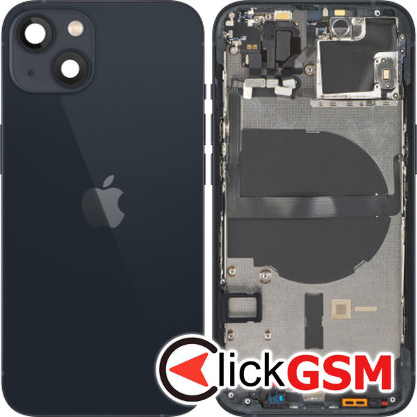 Piesa Carcasa Cu Capac Spate Negru Apple Iphone 13 3qi