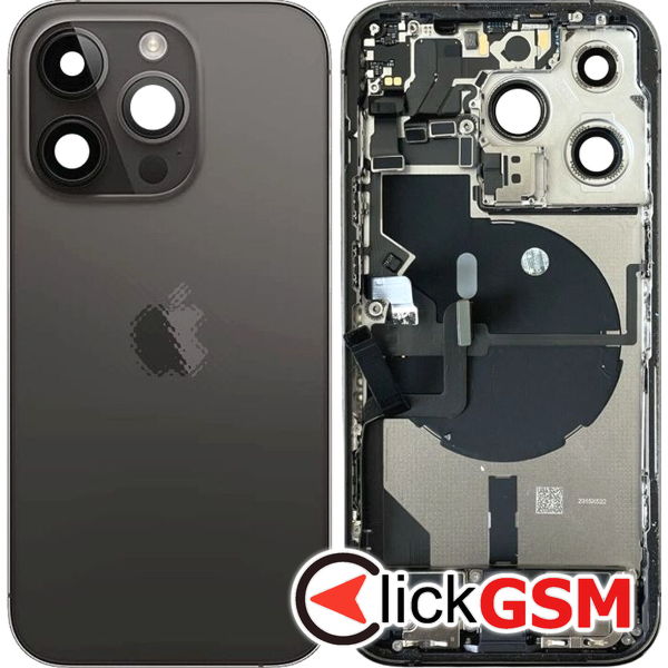 Piesa Carcasa Cu Capac Spate Negru Apple Iphone 14 Pro 2vz