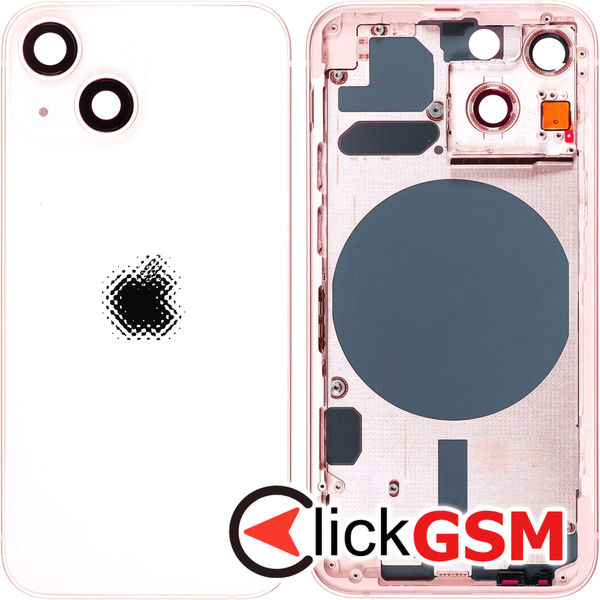 Piesa Carcasa Cu Capac Spate Pink Apple Iphone 13 Mini 4002