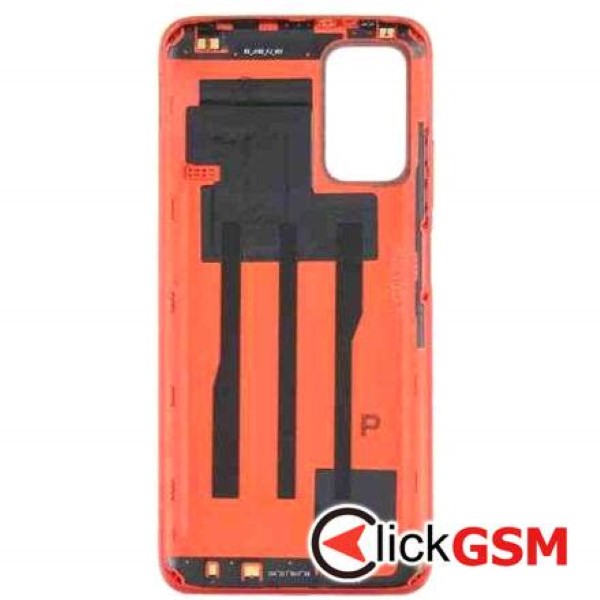 Piesa Carcasa Cu Capac Spate Portocaliu Xiaomi Redmi 9t Xvn