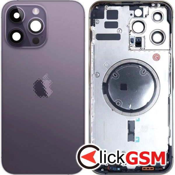 Piesa Carcasa Cu Capac Spate Purple Apple Iphone 14 Pro Max 2uy