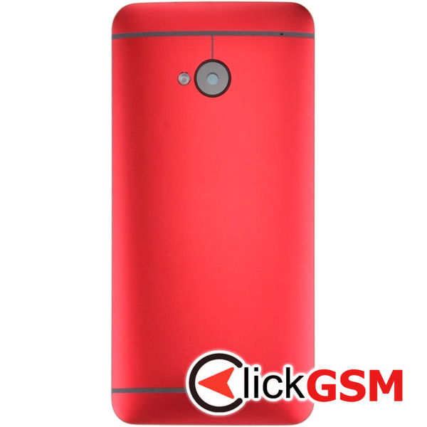 Piesa Piesa Carcasa Cu Capac Spate Red Htc One M7 21dd