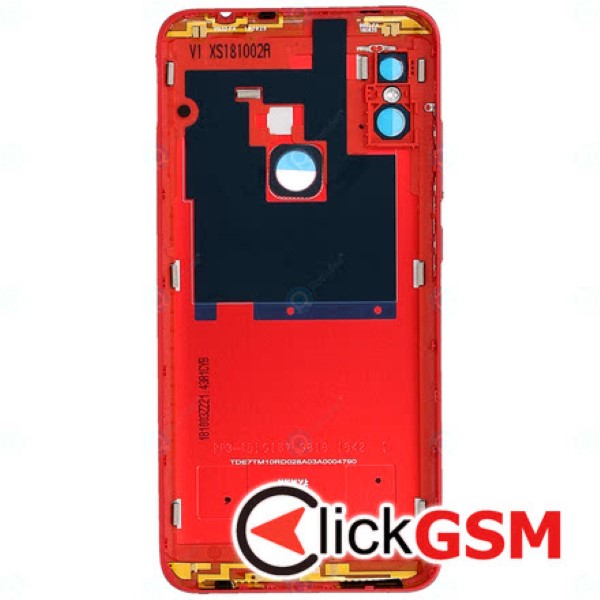 Piesa Piesa Carcasa Cu Capac Spate Rosu Xiaomi Redmi Note 6 Pro 1c3p