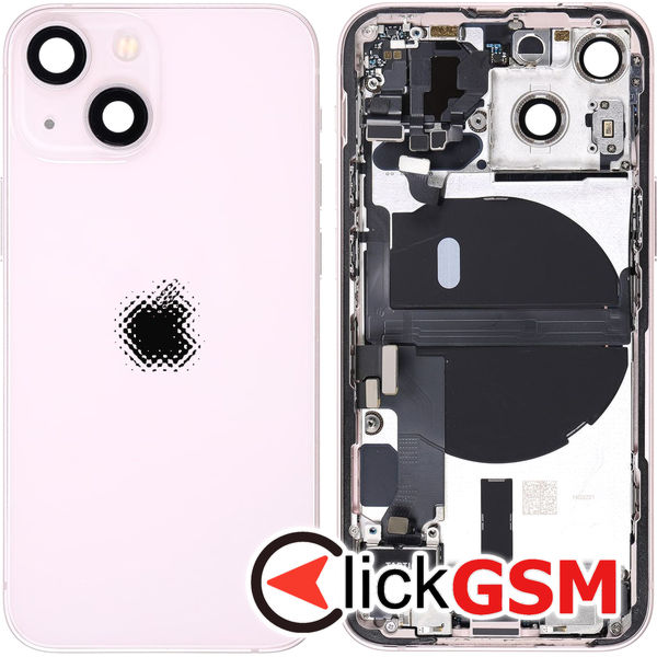 Piesa Carcasa Cu Capac Spate Roz Apple Iphone 13 Mini 401b