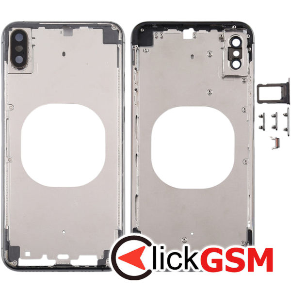 Piesa Carcasa Cu Capac Spate Si Geam Camera Black Apple Iphone Xs Max 4fvn