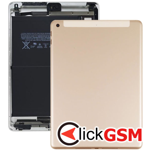 Piesa Carcasa Cu Capac Spate Si Geam Camera Gold Apple Ipad 9.7 2ab7