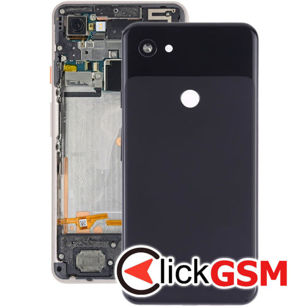 Piesa Carcasa Cu Capac Spate Si Geam Camera Negru Google Pixel 3a Xl 2306