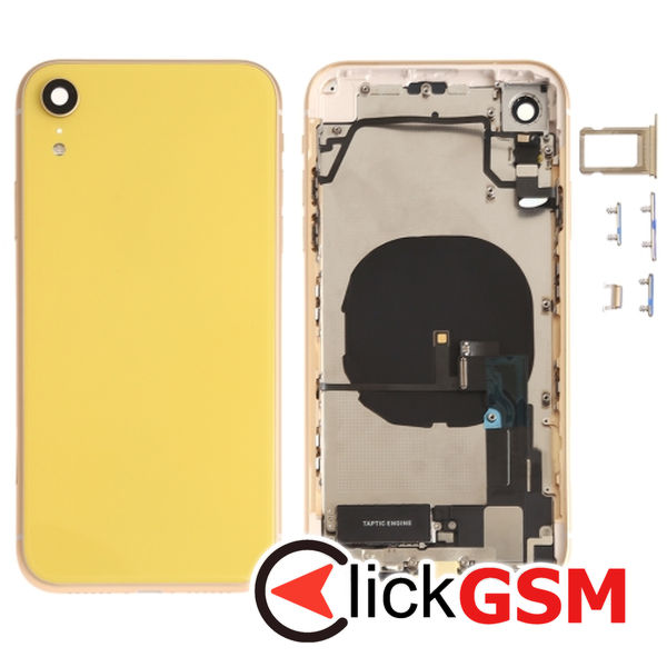 Piesa Carcasa Cu Capac Spate Si Geam Camera Yellow Apple Iphone Xr 4fsy