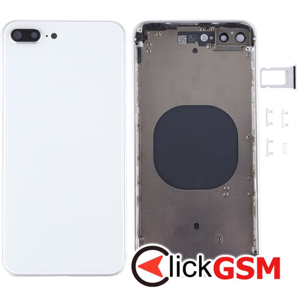 Piesa Carcasa Cu Capac Spate White Apple Iphone 8 Plus 4fze