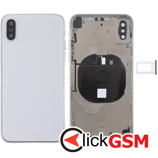 Piesa Carcasa Cu Capac Spate White Apple Iphone X 4fww