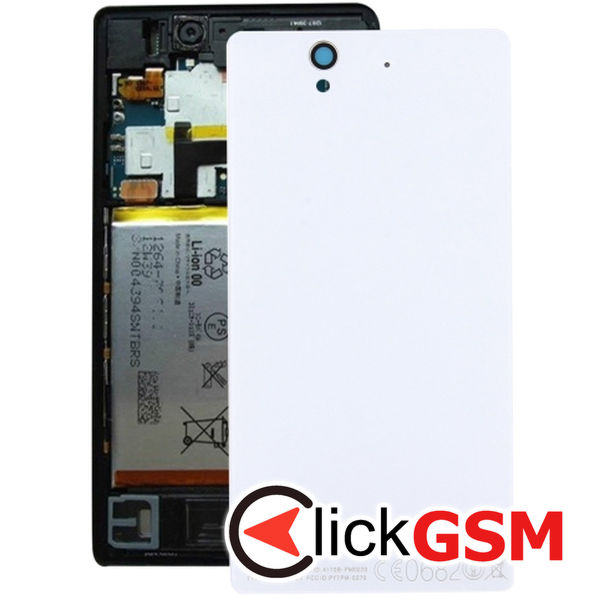 Piesa Carcasa Cu Capac Spate White Sony Xperia Z 211f