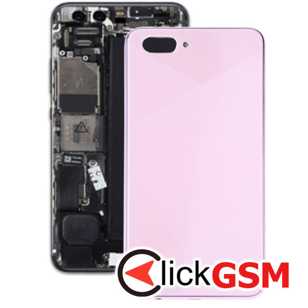 Piesa Piesa Carcasa Cu Mijloc Si Capac Spate Pink Oppo A3s 1xfe