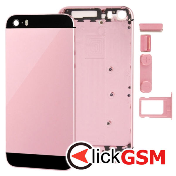 Piesa Carcasa Pink Apple Iphone 5s 4mz4