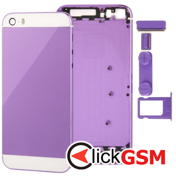 Piesa Carcasa Purple Apple Iphone 5s 4mze