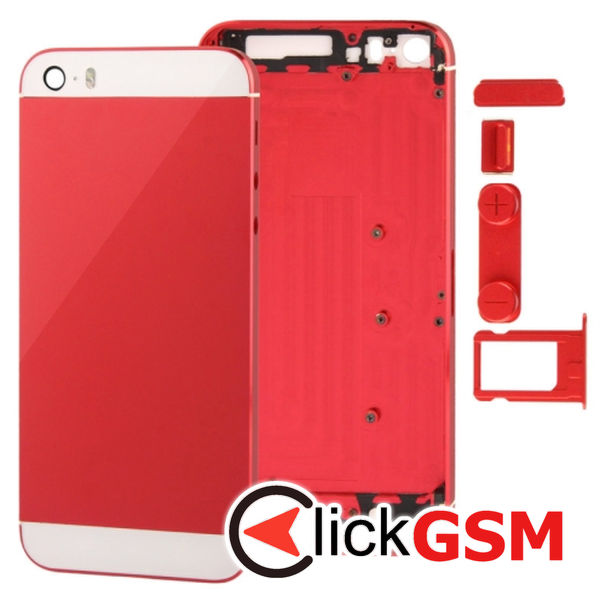 Piesa Piesa Carcasa Red Apple Iphone 5s 4mzf