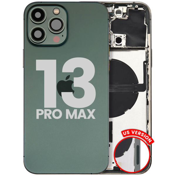 Apple iPhone 13 Pro · Back Housing W/ Small Parts For iPhone 13 Pro Max (US Version) (Used OEM Pull: Grade A) (Alpine Green)