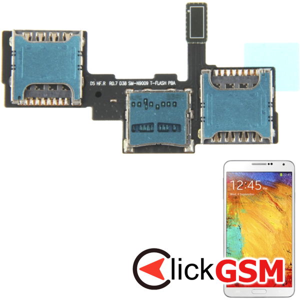 Piesa Piesa Cititor Sim Samsung Galaxy Note 3 4bmk