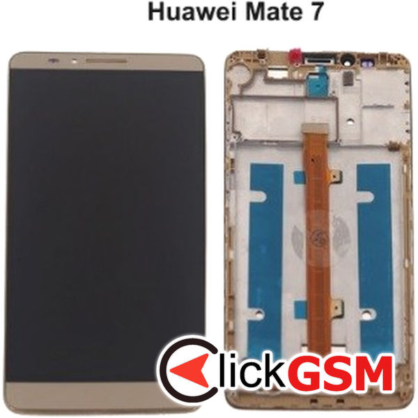 Piesa Display Auriu Huawei Ascend Mate7 1tgm