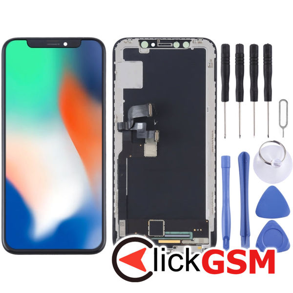 Piesa Display Black Apple Iphone X 4ftx