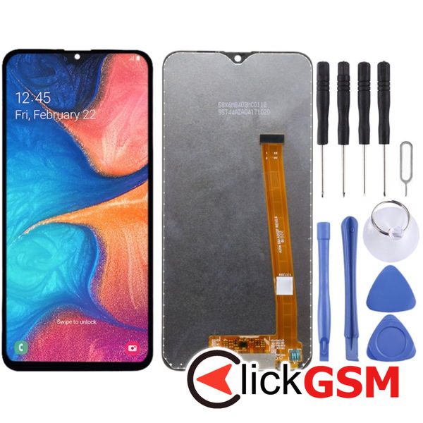 Piesa Piesa Display Black Samsung Galaxy A20e 4ego