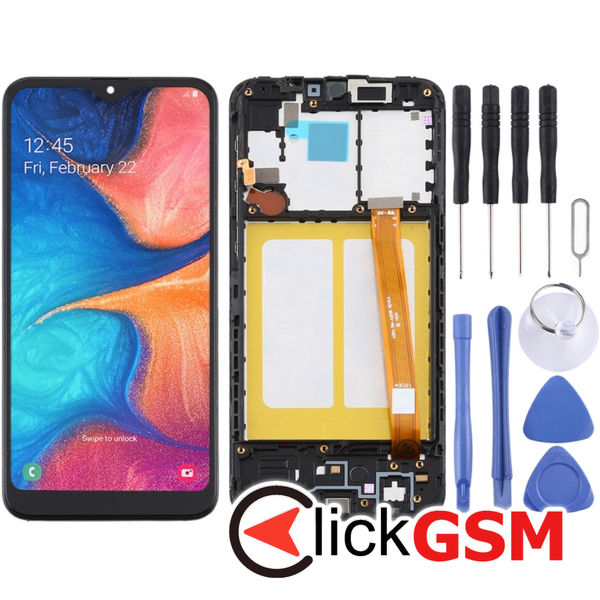 Piesa Piesa Display Black Samsung Galaxy A20e 4es6