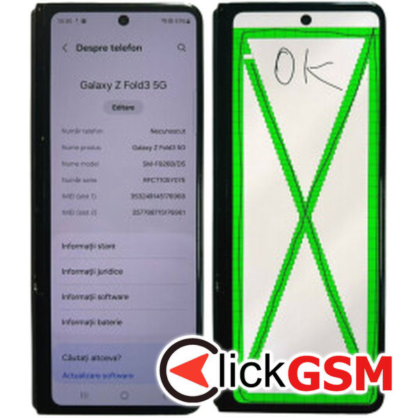 Piesa Display Black Samsung Galaxy Z Fold3 429t