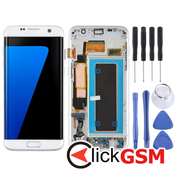 Piesa Display Cu Rama Si Modul Incarcare Samsung Galaxy S7 Edge 4f0q