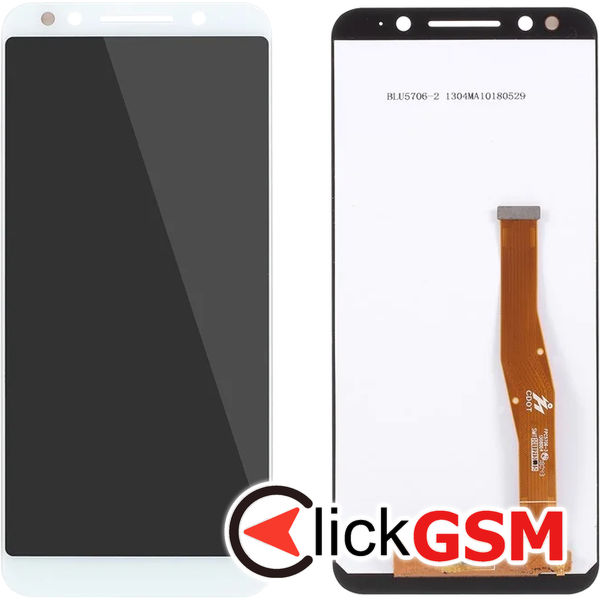 Piesa Piesa Display Cu Touchscreen Alb Alcatel 3x 4qfe